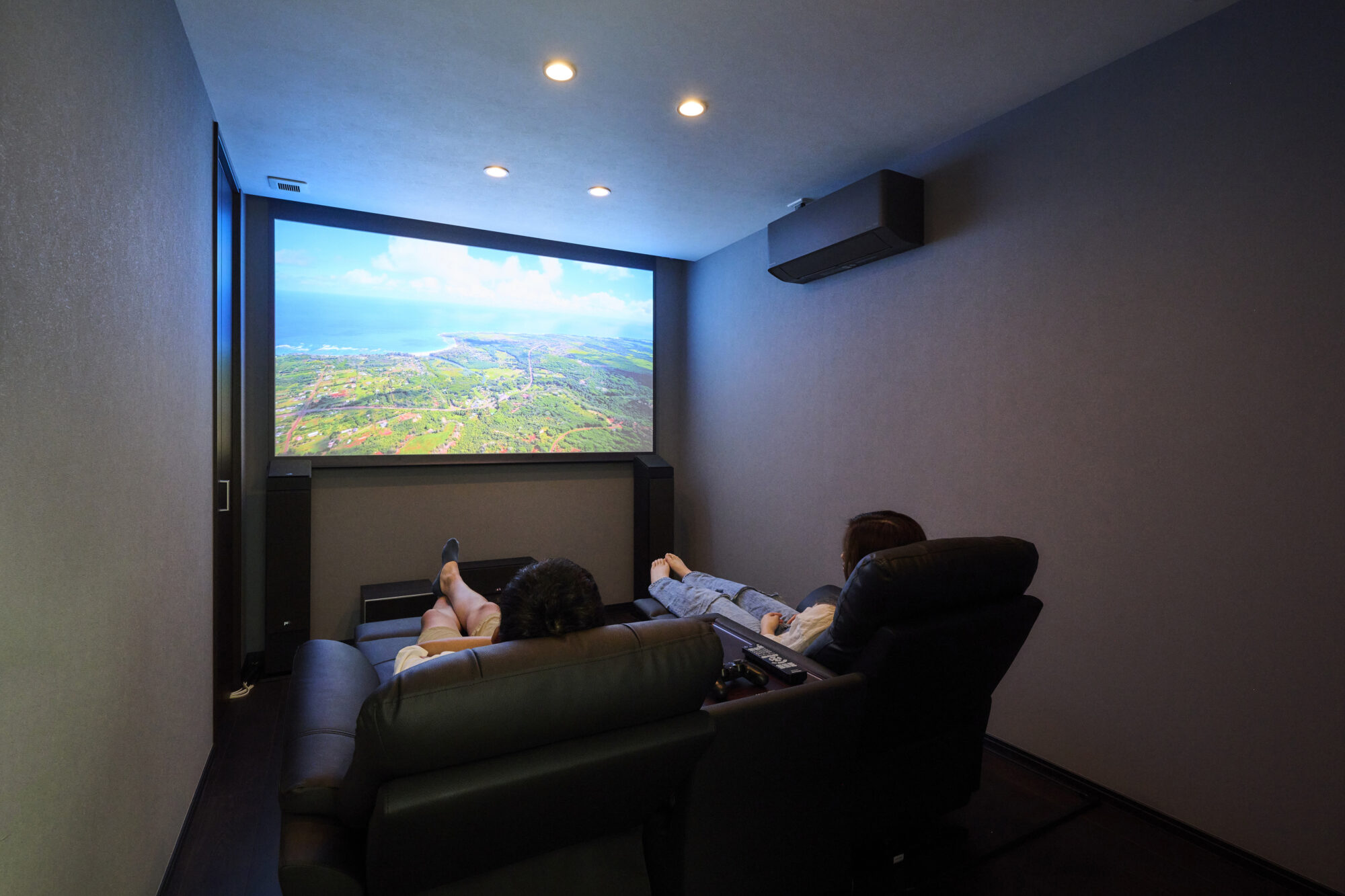 家時間を充実させるおうち映画館のある家のイメージ画像